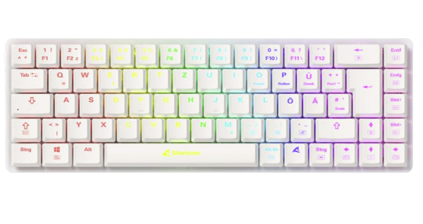 Sharkoon PureWriter W65 - Tastatur - Doppelmodus