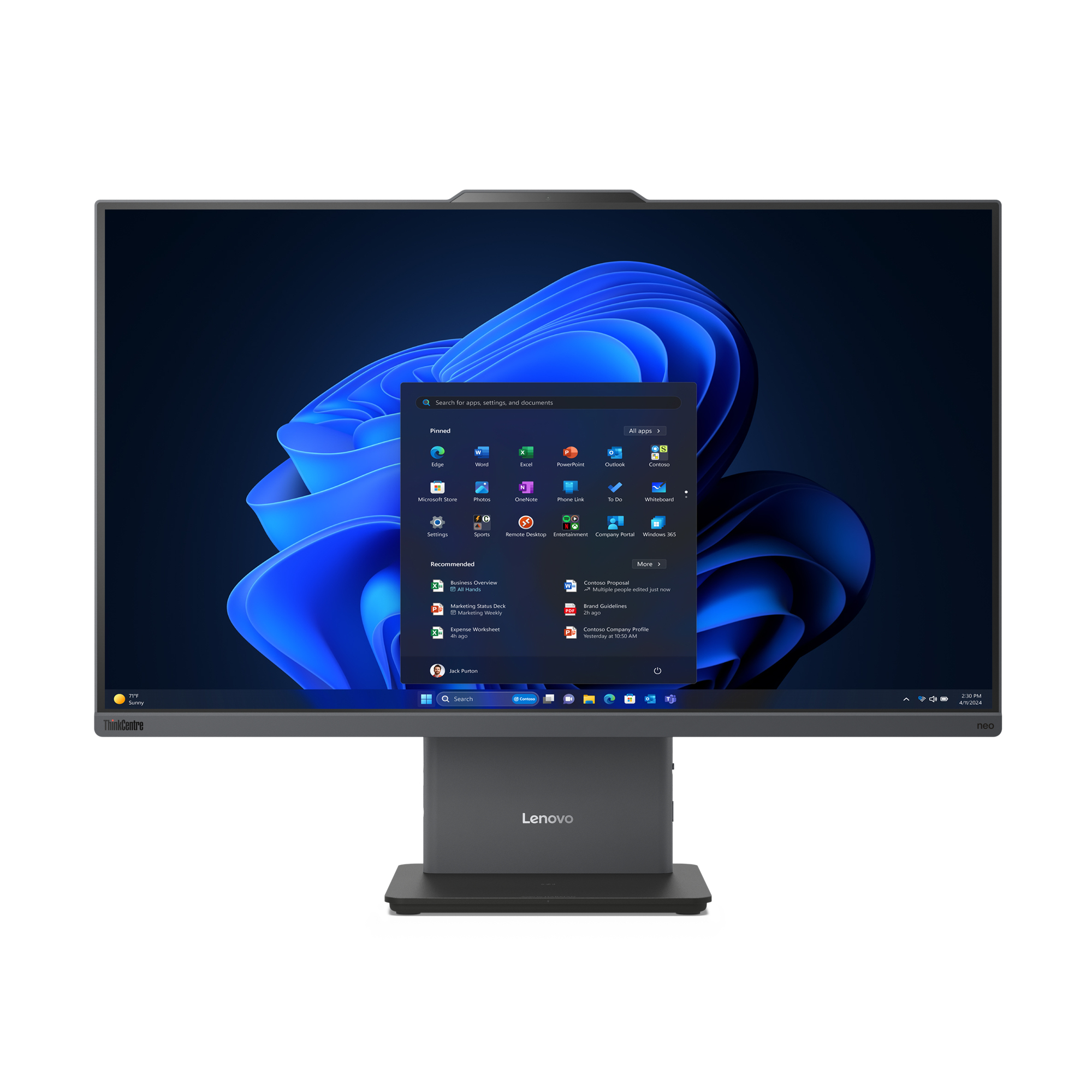 Lenovo ThinkCentre neo 55a 24 Gen 6 All-in-One | 13fa000tge | 23.8" FHD - AMD Ryzen 5 220