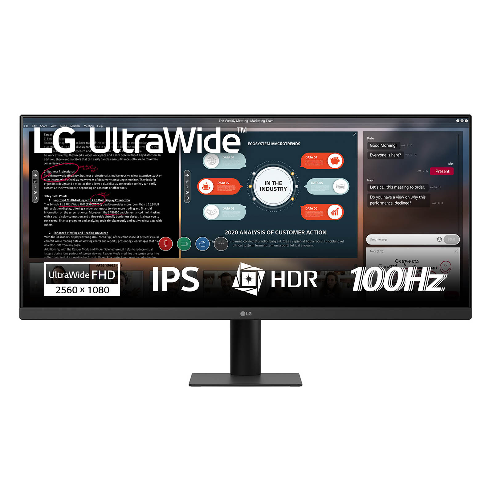 LG UltraWide 29U511A-B | 29u511a-b.aeu | LED-Monitor - 73 cm (29")