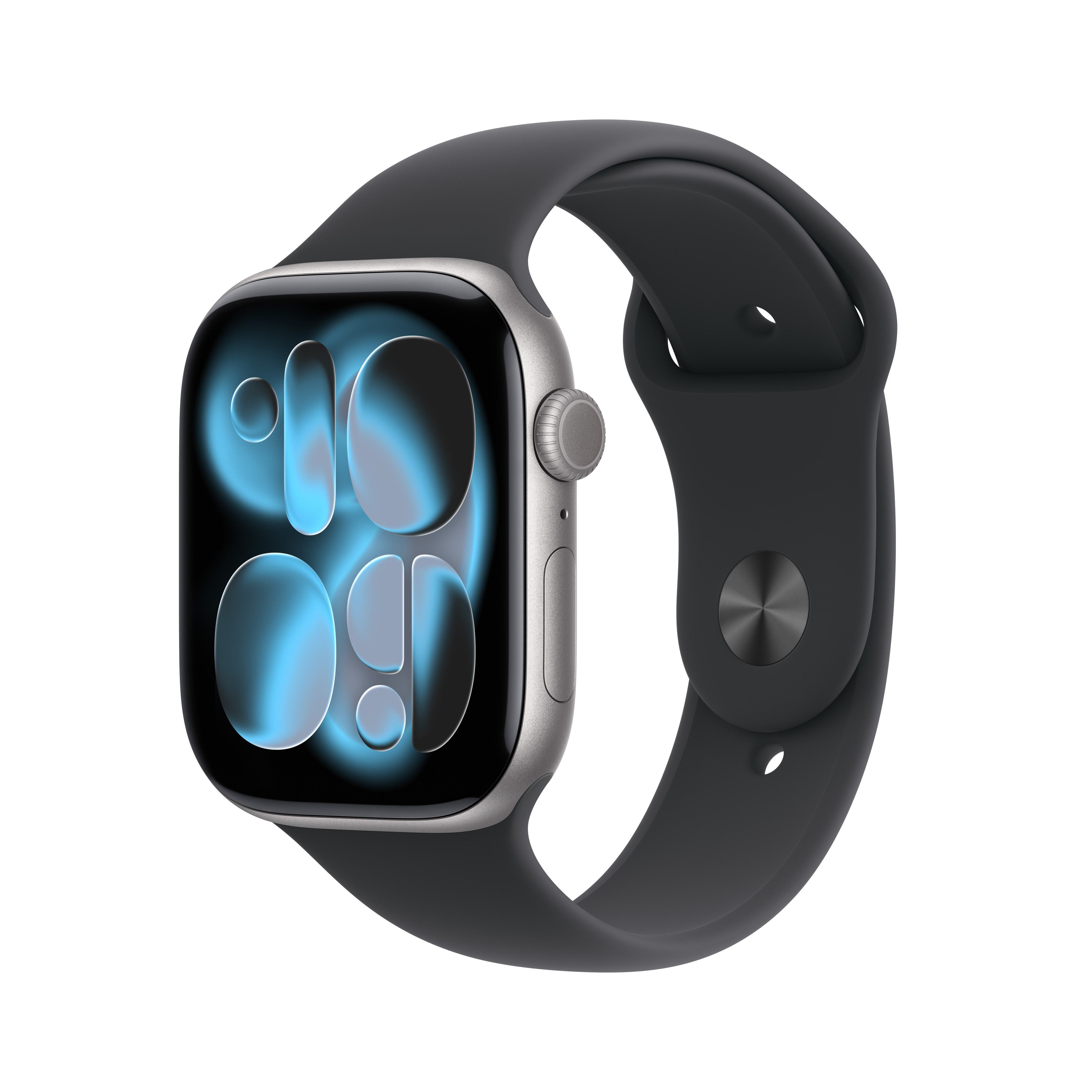 Apple Watch Series 11 (GPS + Cellular) 46mm Aluminium space grau mit Sportarmband S/M schwarz | mfc94zr/a |