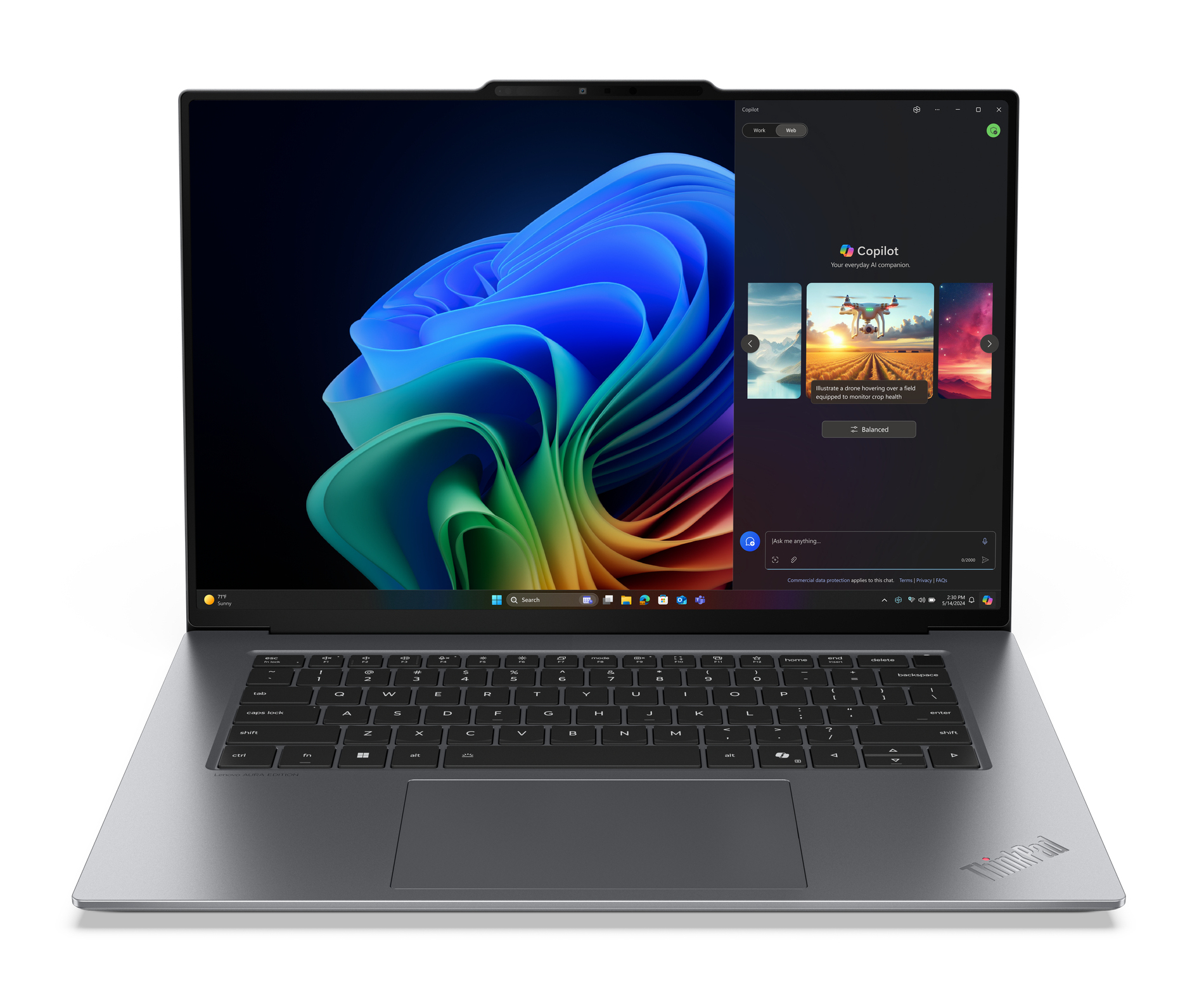 Lenovo ThinkPad X9-15 G1 | 21q6001dge | 15.3" 2.8K (2880x1800) OLED - Core Ultra 7 258V